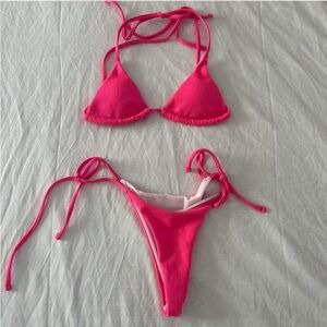 Hot Pink bikini set
